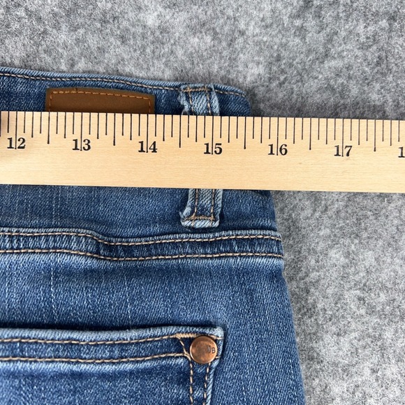 Judy Blue Jeans Womens 15 32‎ Skinny Fit Blue Distressed Raw Hem Stretch Denim - Picture 11 of 14